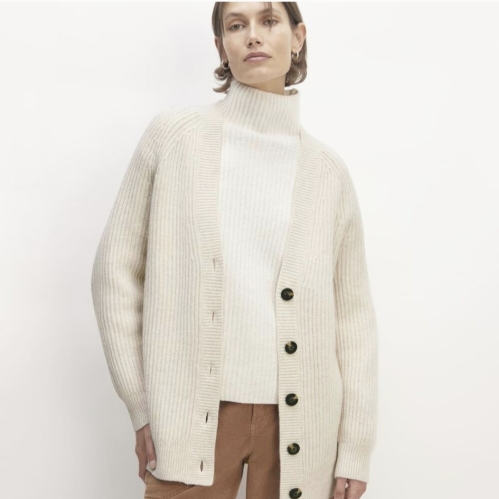 Everlane Wool Cocoon Cardigan